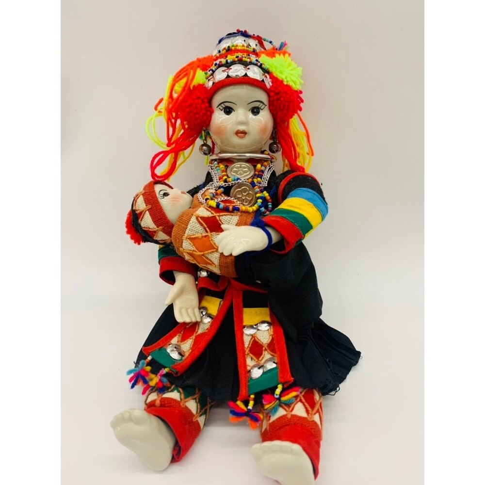 14 inch Hmong Hill Tribe Doll of Thailan